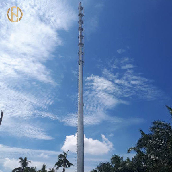 12 lados galvanizaram o poço de polo de poder 35m de Eelectric 110FT - solda terminada