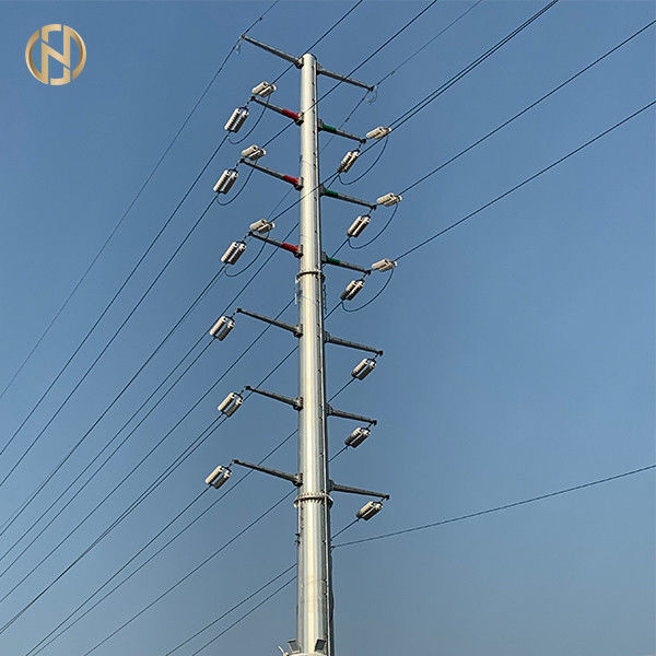 10 - o mergulho quente de 30M galvanizou Polo ASTM 123 ASTM 153 30FT 10KV - 550KV