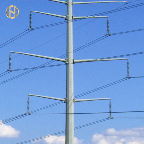 Poder galvanizado polo NEA 105FT 110FT 30M do metal 32M 138KV 132KV