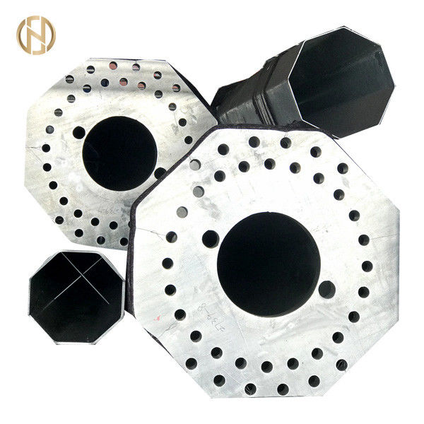 Autossuficiente linha de transmissão de Dodecagon 166KV do grau 0-30 de polo de poder 32m do metal