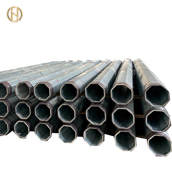 Mergulho quente polo de serviço público de aço galvanizado 35FT 40FT 10.5m 12m para a distribuição de poder