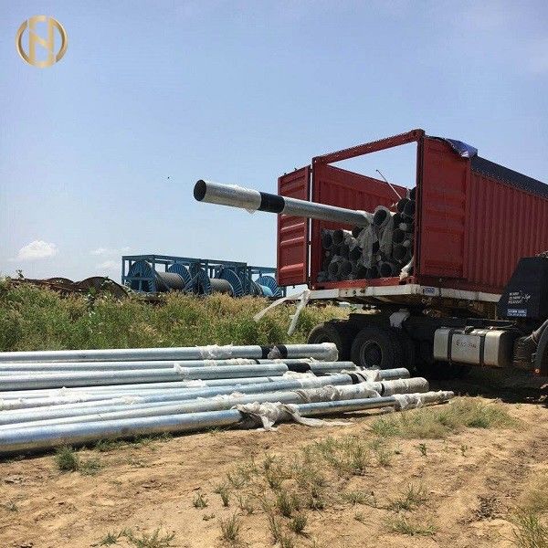 A corrente elétrica Polo da altura 13m, Metal Polo bonde 450daN SF 2,0 para o GELO