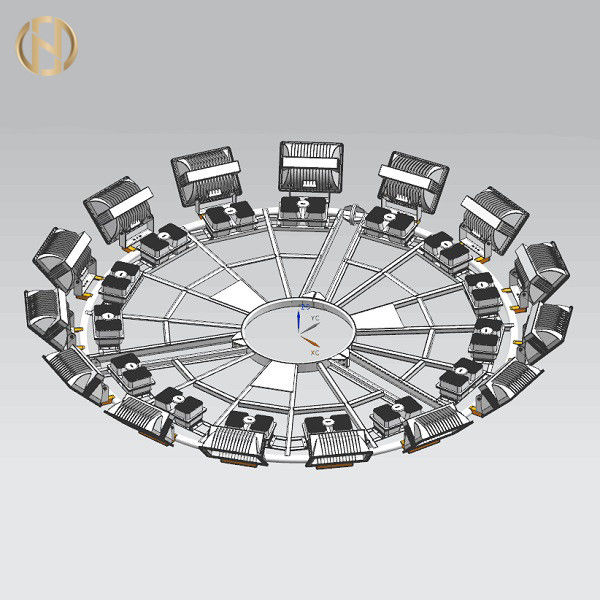 O mergulho quente galvanizou 20M 25M 30M High Mast Light Polo