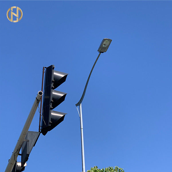 Pólus de luz galvanizado elétrico externo personalizável com pintura a vapor