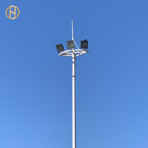 O mastro alto Polo da forma de Dodecagon galvanizou polo claro 75FT 80FT