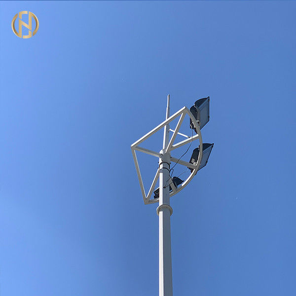 Aço que levanta não o tipo ISO alto 9001 de polo de iluminação 25M do mastro 30M 35M certificado
