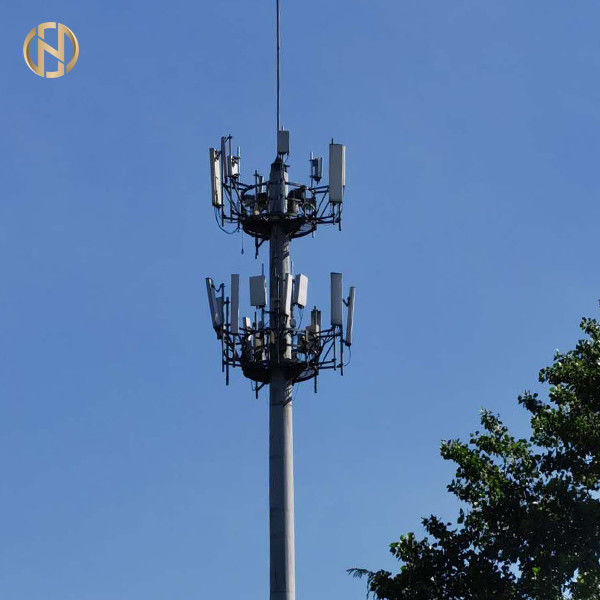 Vento galvanizado do cargo 20M 25M 30M 35M 40M da telecomunicação do mergulho quente resistente