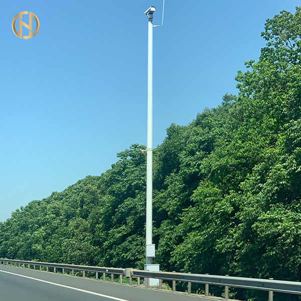 câmera Polo do CCTV dos 10M Hot Dip Galvanized A36