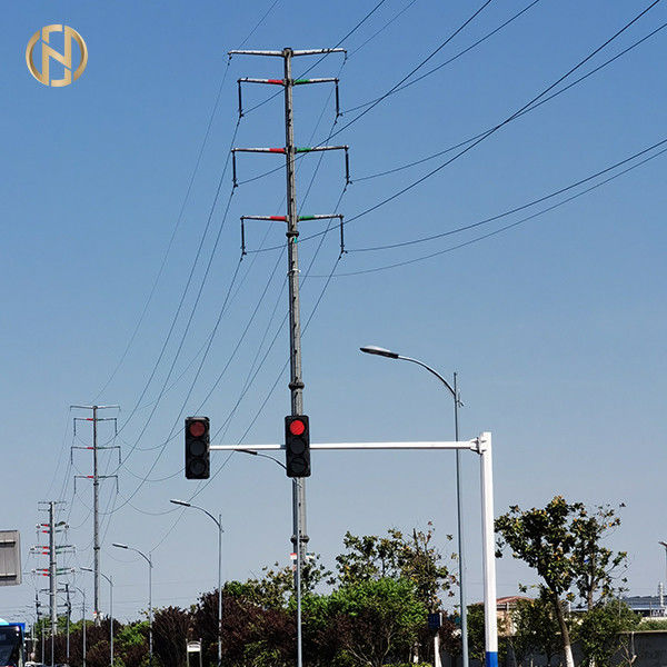 certificação octogonal do ISO 9001 da forma de 6M 8M Traffic Signal Pole