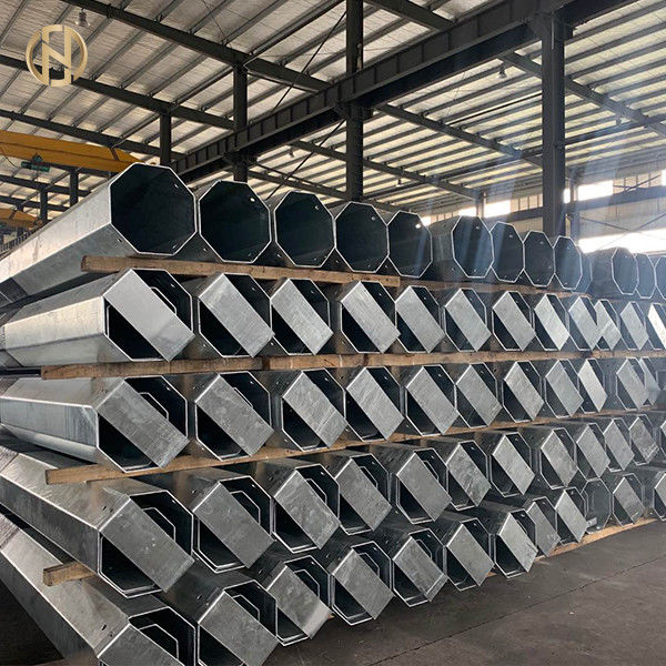 26,3 quilômetros 33kV Polo estampado tubular de aço para a linha de transmissão da evacuação do poder