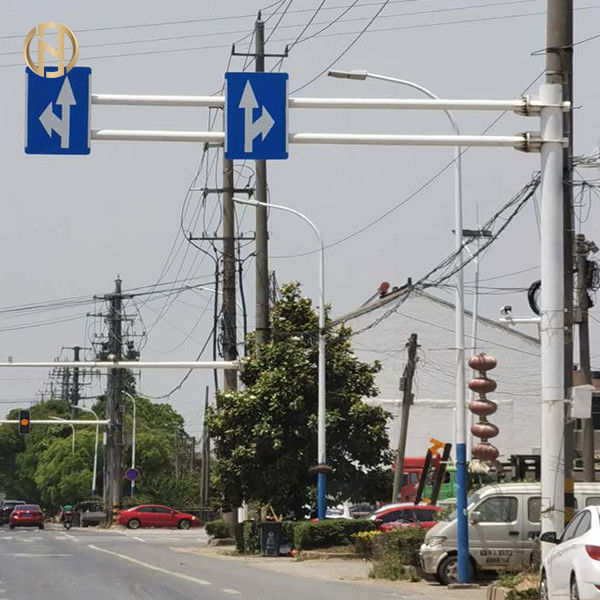 Serviço personalizado revestido pó do cargo de sinal da estrada forma octogonal disponível