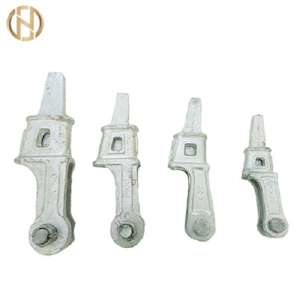 Braçadeira de fio cuneiforme do indivíduo para a instalação galvanizada das costas de fio do ferro