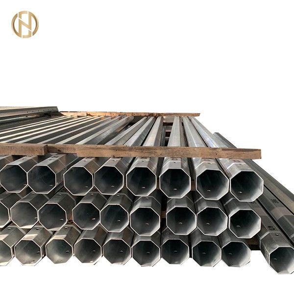9M galvanizou polo de serviço público de aço 350daN 200daN para a distribuição de poder 11kv