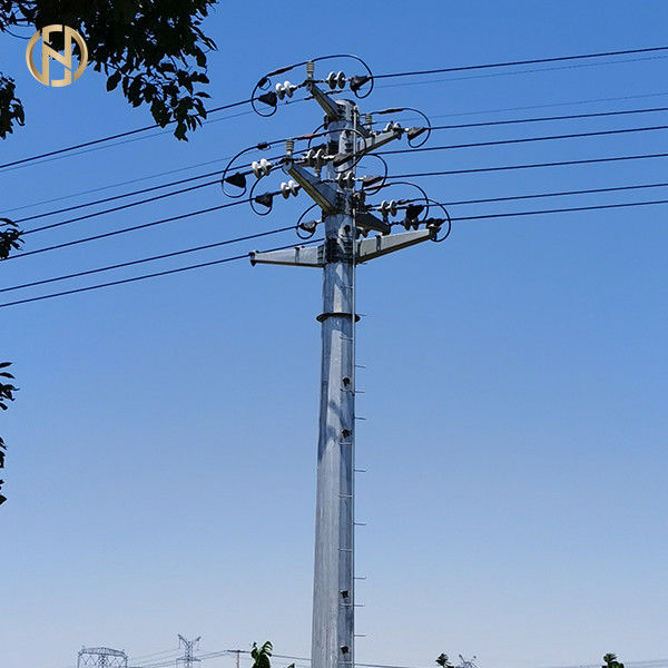 Transmissão de energia elétrica de aço Polo 69KV 90FT Q460C do metal
