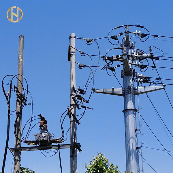 99,9% linha aérea galvanização terminada do zinco 15KV de Polo EN10046 75um bem -