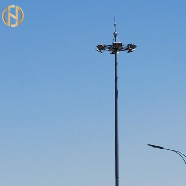 Forma poligonal 28M 36M 40M Galvanized High Mast Polo