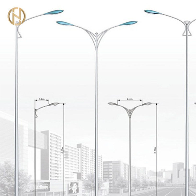 Prova dos terremotos de polo de iluminação da rua do ISO 1461 7M Pedestrian
