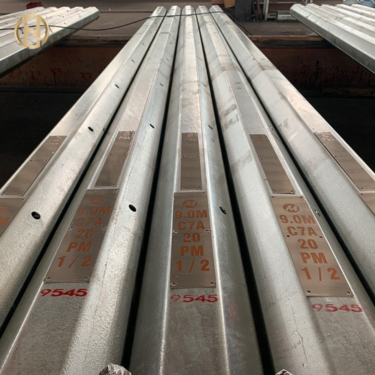 Transmissão de energia tubular de aço Polo