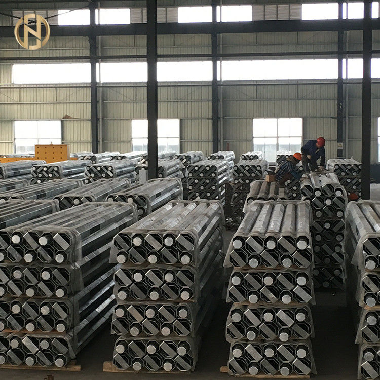 Transmissão de energia galvanizada Polo de polo de poder Q460C do metal 8mm