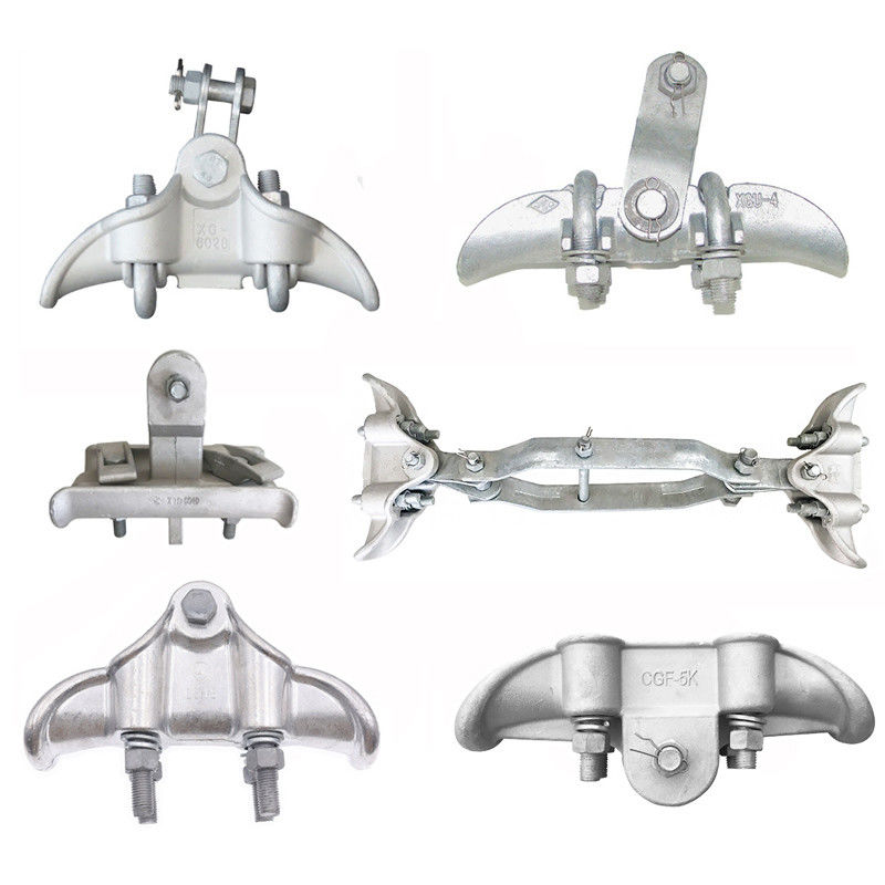 Braçadeiras da suspensão para a alta tensão gêmea de Jumper Conductor Electric Power Fittings