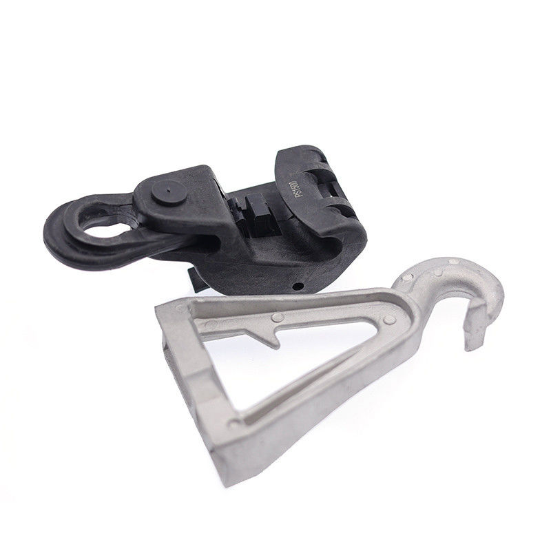 Suporte plástico da âncora do metal do sem saída do conjunto da braçadeira da suspensão do cabo do LV