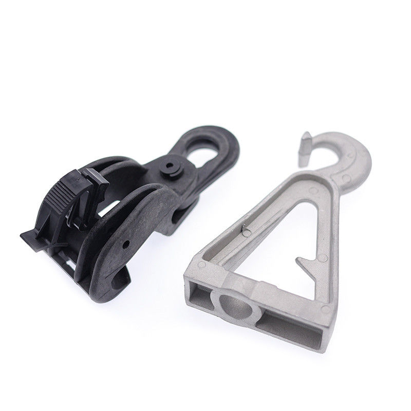 Suporte plástico da âncora do metal do sem saída do conjunto da braçadeira da suspensão do cabo do LV
