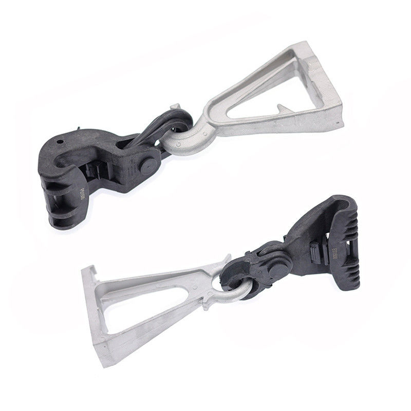 Suporte plástico da âncora do metal do sem saída do conjunto da braçadeira da suspensão do cabo do LV
