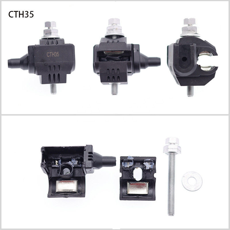 O conector de perfuração de isolação da braçadeira de cabo aparafusa a baixa tensão elétrica