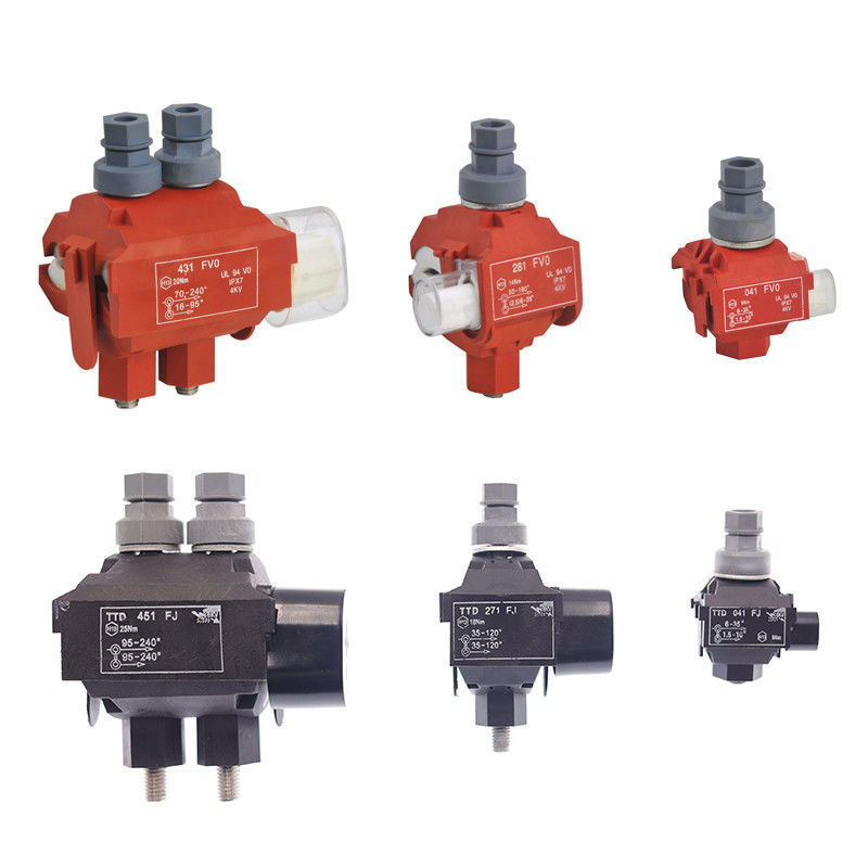 Fogo perfurando elétrico do cabo da braçadeira da série do TTD - conector de isolamento retardador