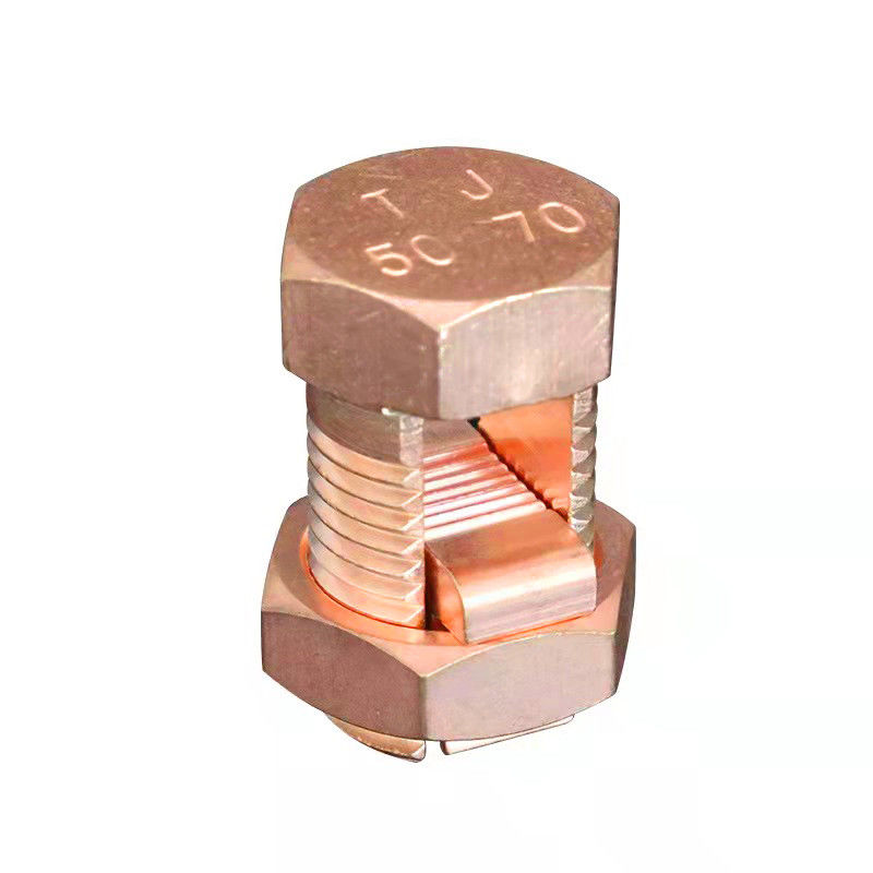 Encaixe de cobre importado da relação da linha elétrica da braçadeira de cabo do conector do parafuso